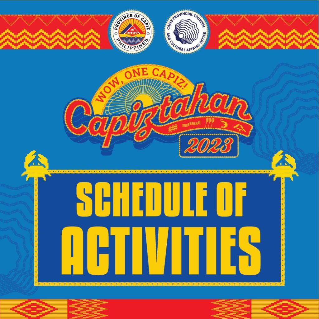 Capiztahan 2023 schedule of activities (1)